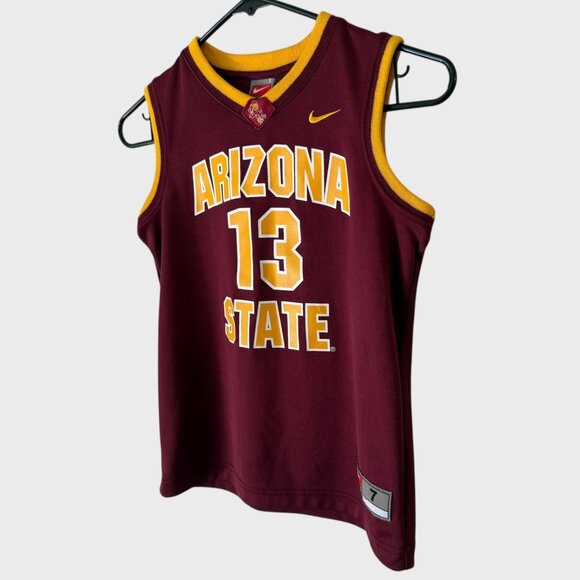 Nike Arizona State Sun Devils #13 Basketball Jersey Youth Size 7 NCAA ASU Sports - Picture 2 of 11